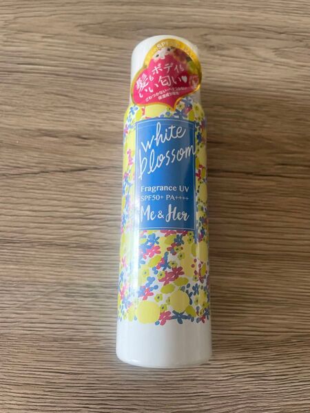 Me&Her フレグランスUVスプレー ホワイトブロッサム SPF50+ PA++++ 未使用