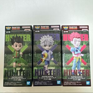3種セット HUNTER×HUNTER ハンター×ハンター ワールドコレクタブルフィギュア-ハンター試験-3種セット