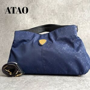 【極美品】ATAO アタオ チヴィ 2way ハンドバッグ ショルダーバッグ モノグラム