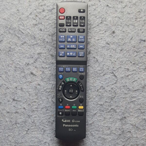 Panasonic パナソニック ブルーレイレコーダーリモコン N2QAYB000472