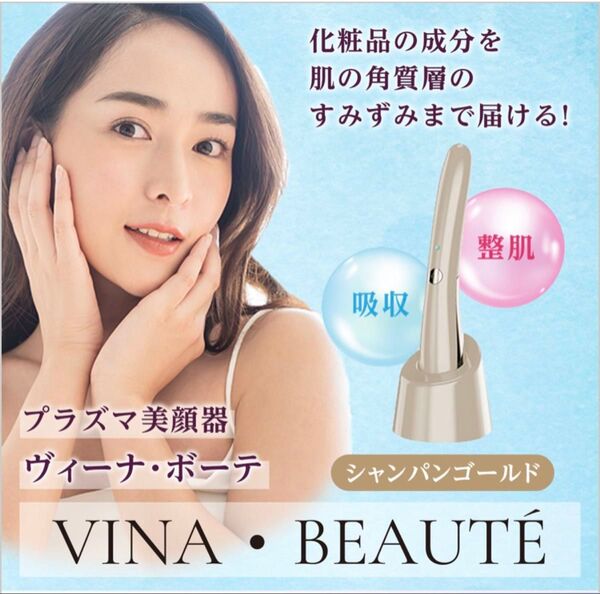 プラズマ美顔器 ヴィーナ・ボーテ シャンパンゴールド