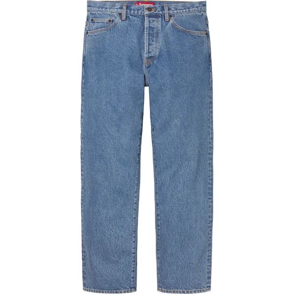 Supreme Regular Jean Washed Indigo 2024FW サイズ30