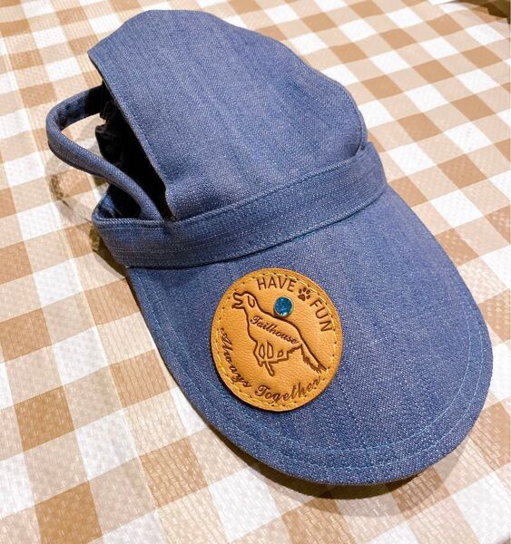 定価以下★美品【耳上げサンバイザー 大型犬用Lサイズ】