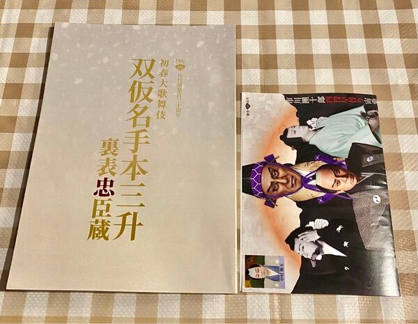 一月 新橋 初春大歌舞伎 写真付き筋書&パンフレット