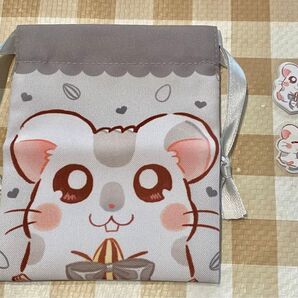 こうしくん プチ巾着&おまけシール2枚