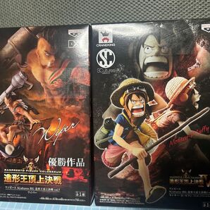 ワンピース 造形王頂上決戦 vol.7 ワイパー 造形王頂上決戦4 vol.1 モンキーDルフィ フィギュア2体セット 新品