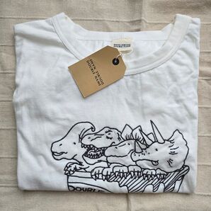 DOUBLE NAME ダブルネーム Tシャツ 恐竜 アイス