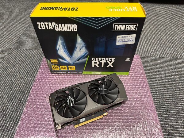 ZOTAC GeForce RTX3060 12GB TWIN EDGE 動作確認済み