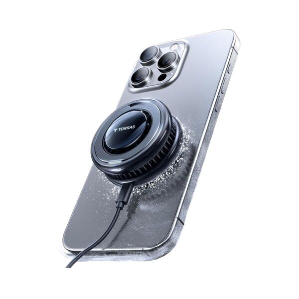 Qi2認証 冷却ファン搭載 マグセーフ充電器 360°回転スタンド magsafe対応 静音 ワイヤレス充電器 15W 急速充電