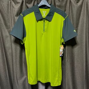 新品未使用 マウンテンハードウェア DryHiker Justo S/S Polo 速乾 ジップアップ ポロシャツ Lサイズ 緑