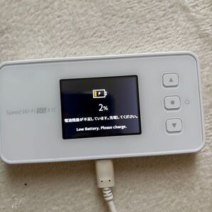 Speed Wi-Fi 5G X11 モバイルルーター 本体のみ発送