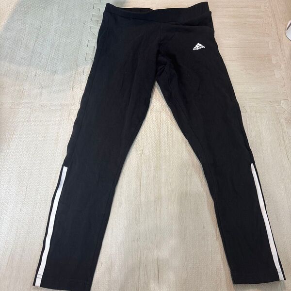 アディダスレギンス adidas ブラック スパッツ トレーニング M 黒 タイツ パンツ ズボン ストレッチ