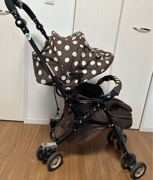 アップリカ Aprica ラウラクワトロ 両対面ベビーカー ブラウン