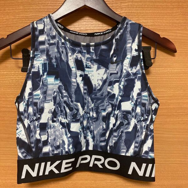 NIKE PRO DRI-FIT タンクトップ S クロップド ショート丈 ジムウェア ヨガウェア ナイキ プロ