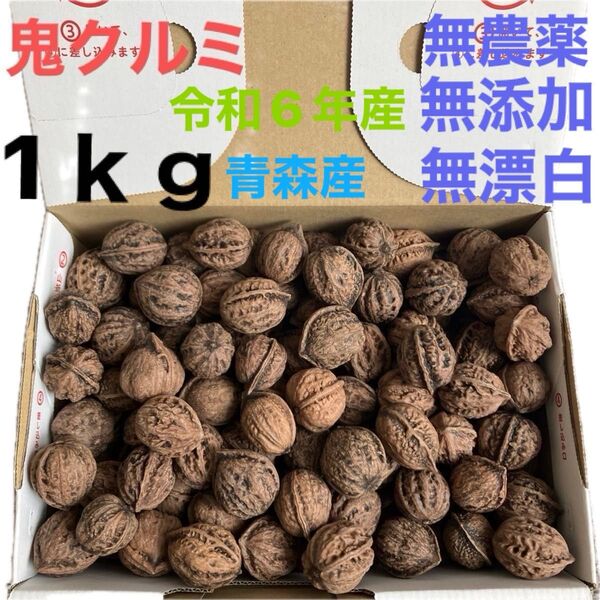 『新物』天然鬼クルミ1kg!
