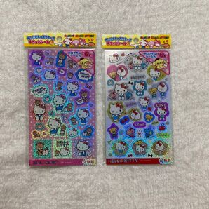 ハローキティ サンリオ シール キティ キラッとシール ホログラム きらきら キラキラシール ステッカー タイニーチャム レトロ