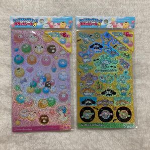 シナモロール シール サンリオ シナモン キティ ホログラム キラキラ きらきら キキララ マイメロ けろっぴ サム ばつ丸