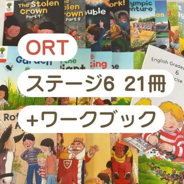 ORT Stage6ワークブック付き21冊Oxford Reading tree