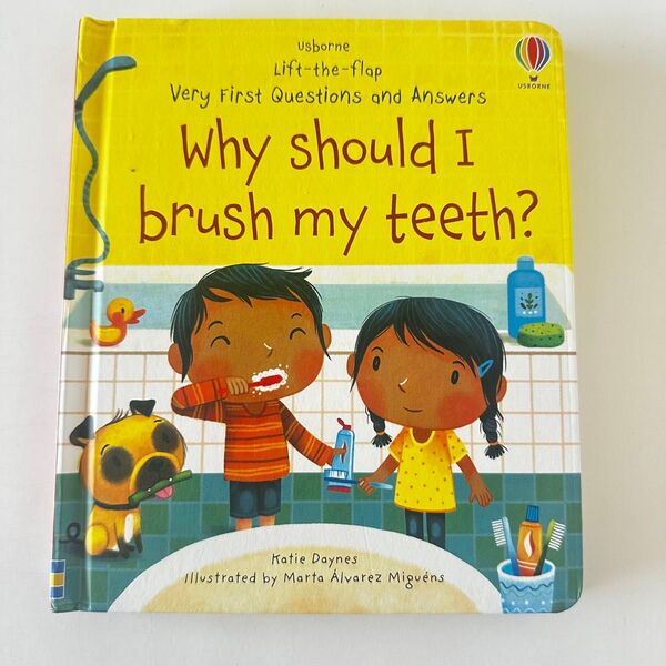★セール★英語絵本 はみがきUsborneしかけボードブック 洋書