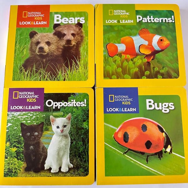 英語絵本National Geographic kids 反対ことば ナショジオ