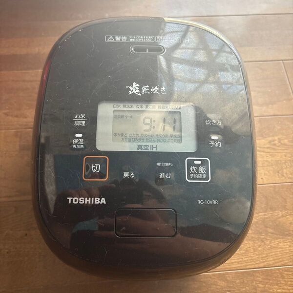 東芝炊飯器 RC-10VRR ジャンク品