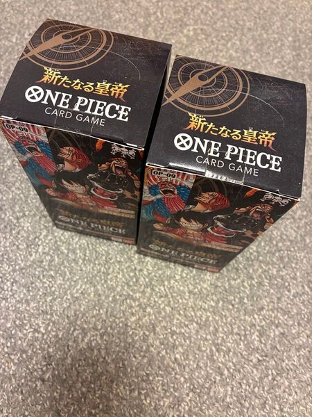 ワンピースカード 新たなる皇帝 テープ付き 2BOX まとめ売り
