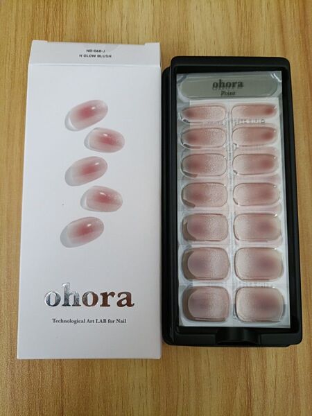 オホーラ ジェルネイルシール N Glow Blush