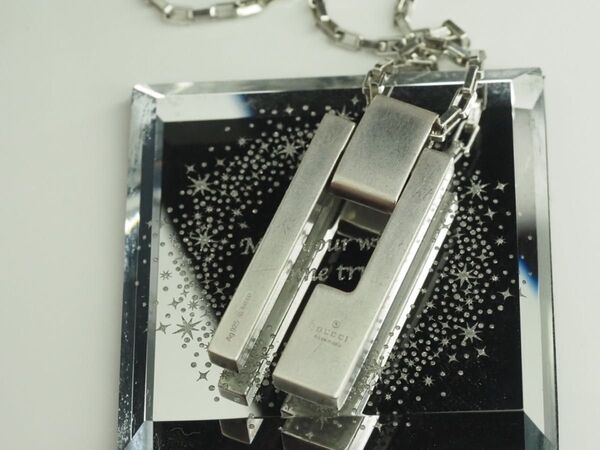 GUCCI グッチ Gロゴ ネックレス シルバー SILVER925