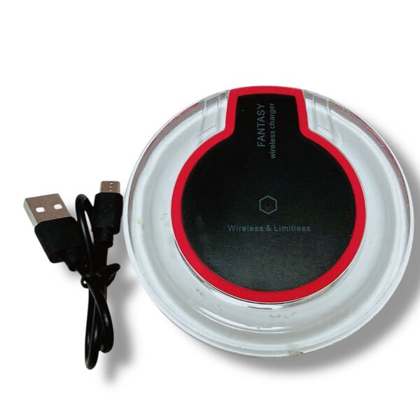 FANTASY ワイヤレスチャージャー 充電器 レッド系