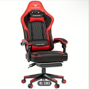 ☆新品未使用未開封 ゲーミングチェア rxgaming オットマン付 組み立て式 リクライニング ホワイト