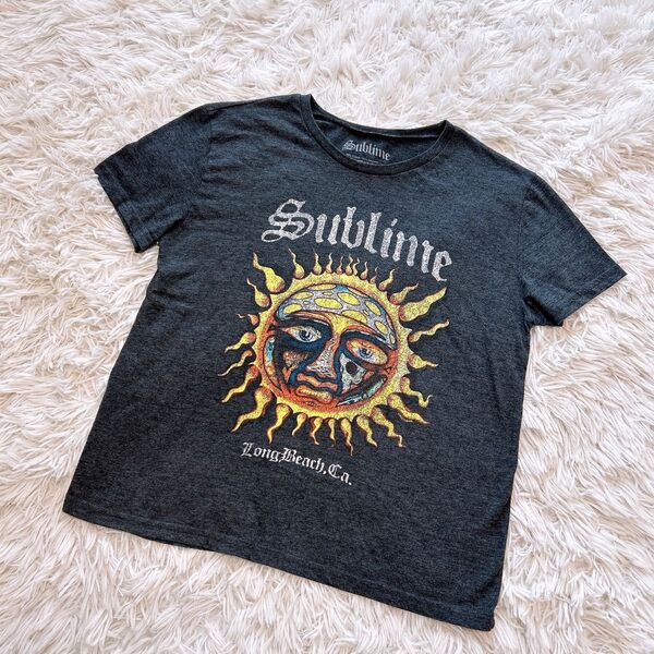 古着 SUBLIME サブライム バンドTシャツ バンT 半袖 ダークグレー ヴィンテージ ダークグレー S M 2XL