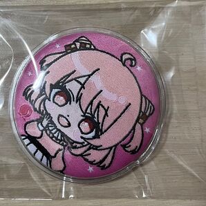 カラフルピーチ 刺繍缶バッジ のあ