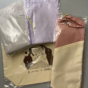 吸水傘ケース ポケット付き巾着ポーチ オリジナルトートバッグ ミニトートバック 4点セット