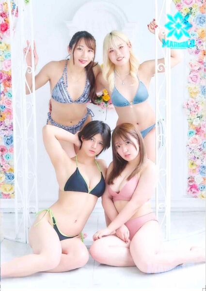 女子プロレス マリーゴールド 水着写真集BIKINI STYLE2025 / スターダム サイン カード トレカ ビキニ B