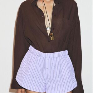 ほぼ新品 ZARA ショートパンツ ストライプ 定価5290円