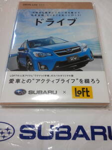  Subaru DRIVE LOG new goods unused unopened Subaru original commodity extra Cart Piaa special 2018SUBARU 60th booklet 22p