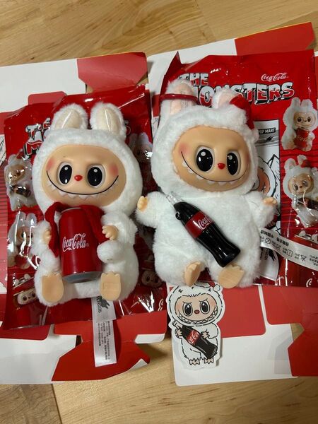 THE MONSTERS コカ・コーラ シリーズ ぬいぐるみコカコーララブブ コーララブブ セット