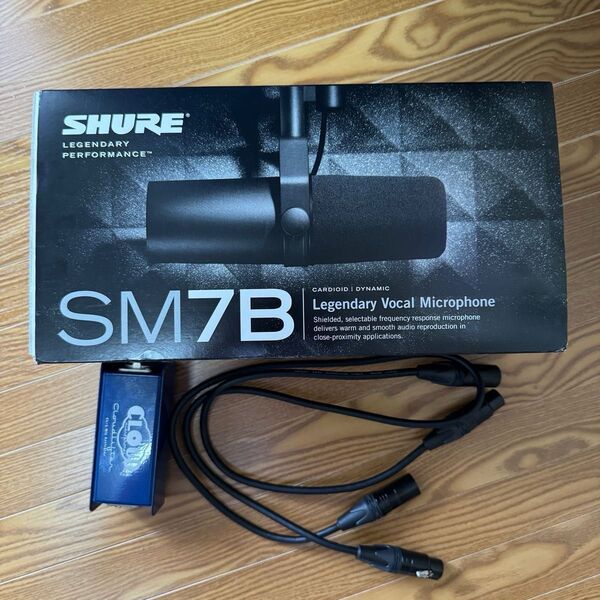 【中古品】SM7B/Cloudlifter CL-1/XLRマイクケーブル 0.5m、1m/※動作確認済み