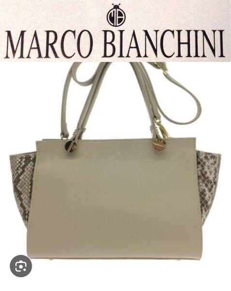 MARCO BIANCHINI マルコビアンチーニ 本革2wayハンドバッグ