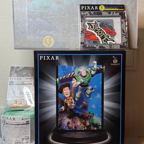 Happyくじ PIXAR LAST賞 トイ・ストーリー ポスターフィギュア+おまけ4点(計5点)