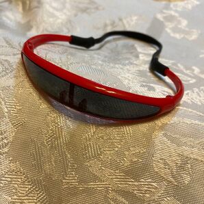 小型犬♪猫ちゃん♪サングラス赤枠♪ゴムバンド付き♪新品Q