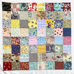 ⑥パッチワークマルチカバー ハンドメイド