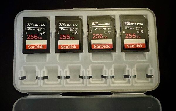 256GB SanDisk SDXC Extreme PRO SDカード 4枚セット サンディスク