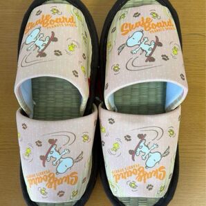 【2足セット】SNOOPY PEANUTS 畳スリッパ 夏用 スヌーピー