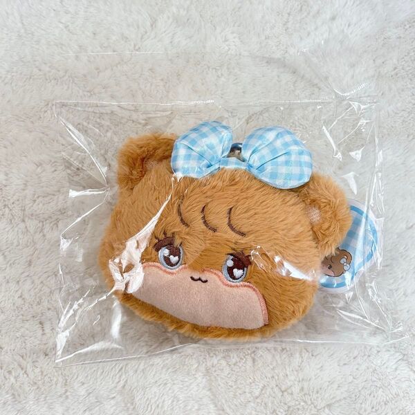 【新品未使用】mikko カラビナ ポーチ ラテ