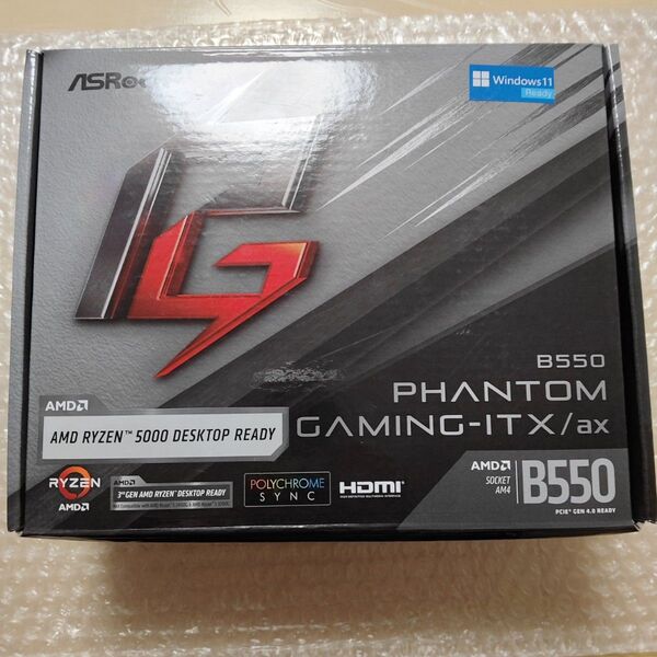 ASRock B550 Phantom GAMING-ITX/ac ITX マザーボード AM4
