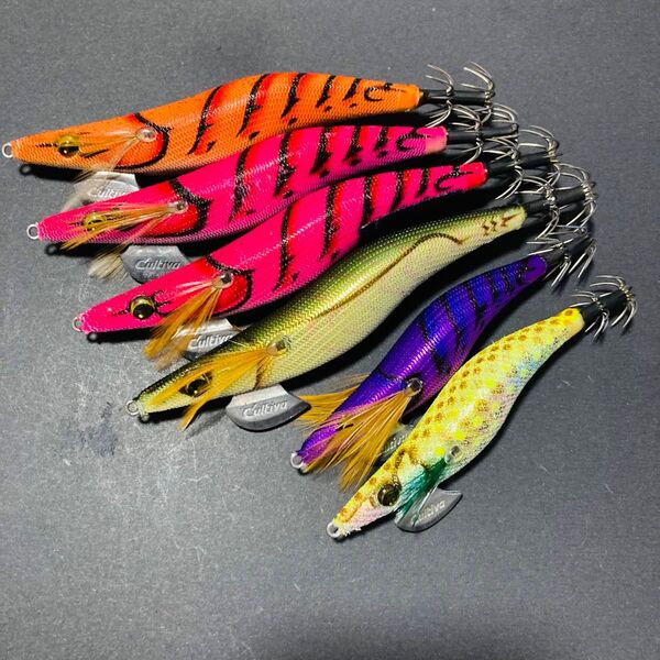 【状態良好】 Draw4 2.5号 3.5号 Deep ディープ ドロー4 エギ エギセット Egi Squid Cultiva