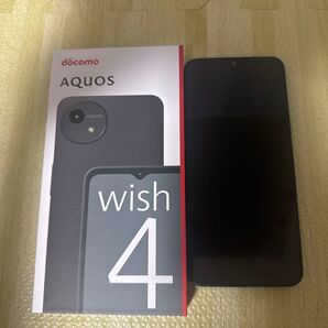 AQUOS wish4 SH-52E 6.6インチ メモリー4GB ストレージ64GB ブラック ドコモ