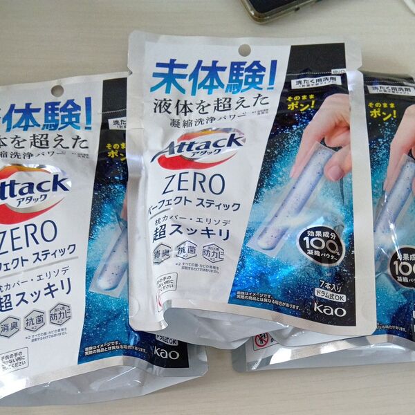 アタックZERO パーフェクトスティック 7本入り×3個