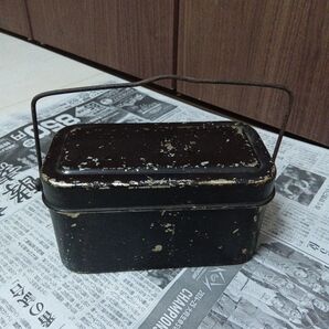 「昭和レトロ」四角型 小型飯盒